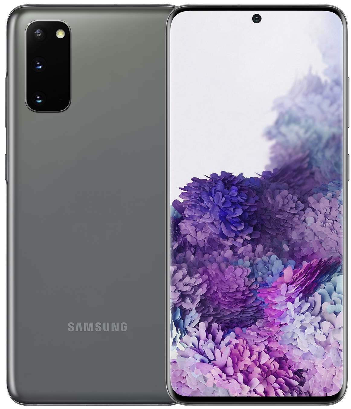 SIM Free Refurbished Samsung S20 128GB Mobile Phone - Grey