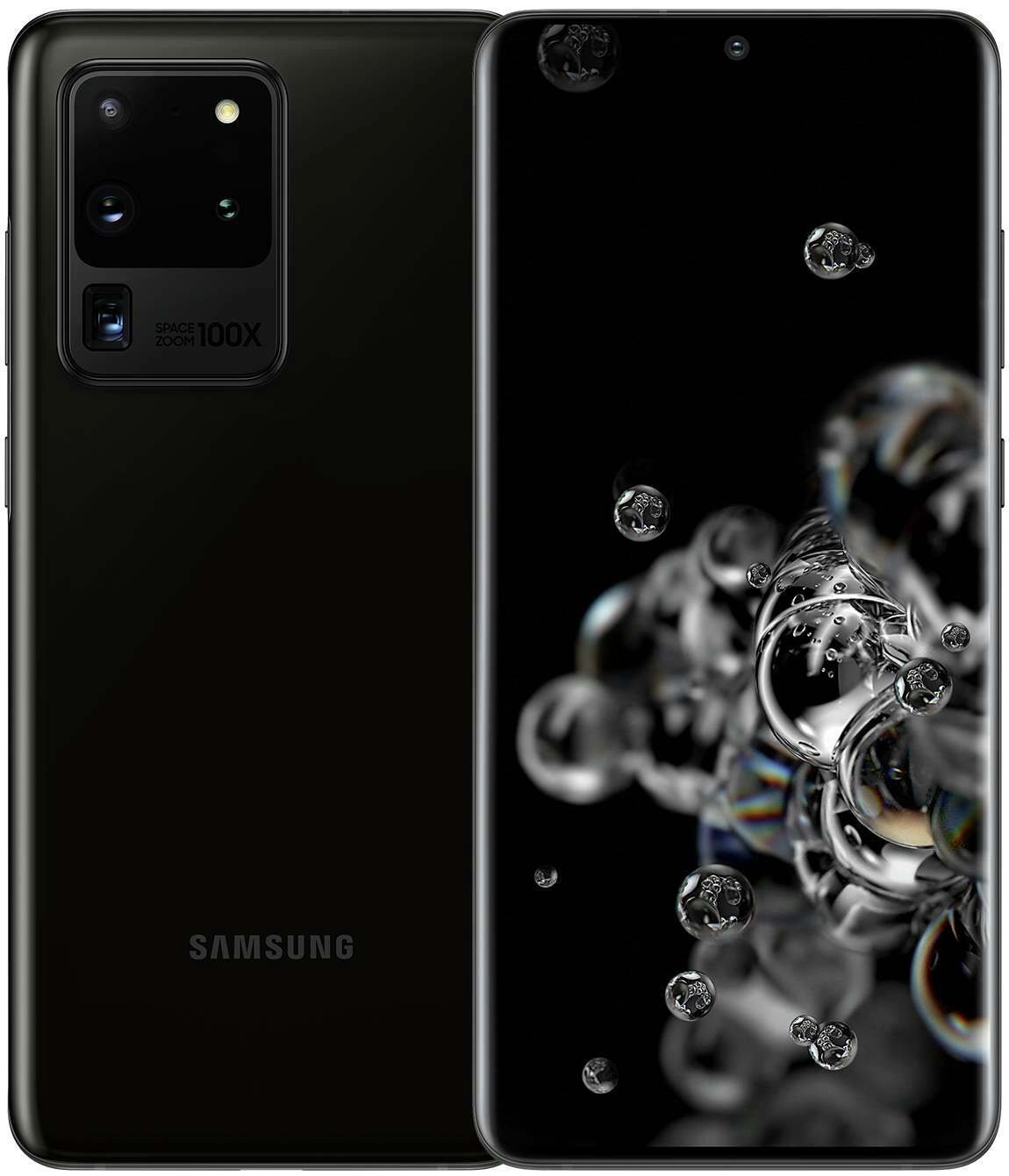 SIM Free Refurbished Samsung S20 Ultra 5G 128GB Phone Black