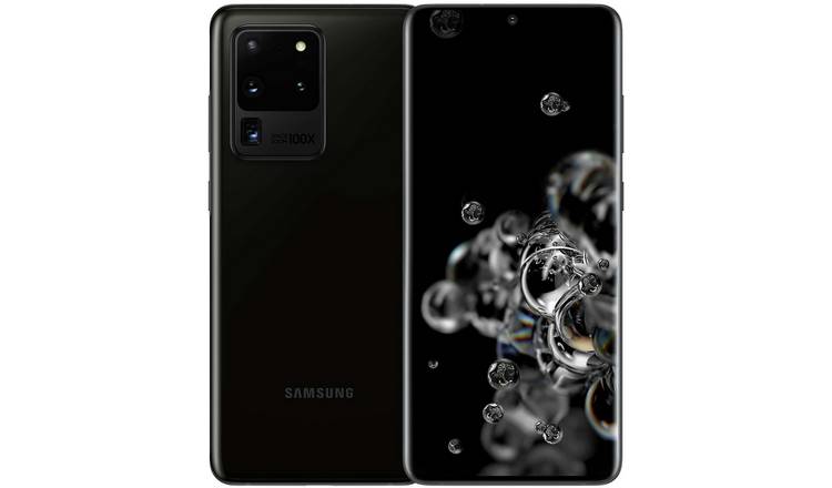 SIM Free Refurbished Samsung S20 Ultra 5G 128GB Mobile Black
