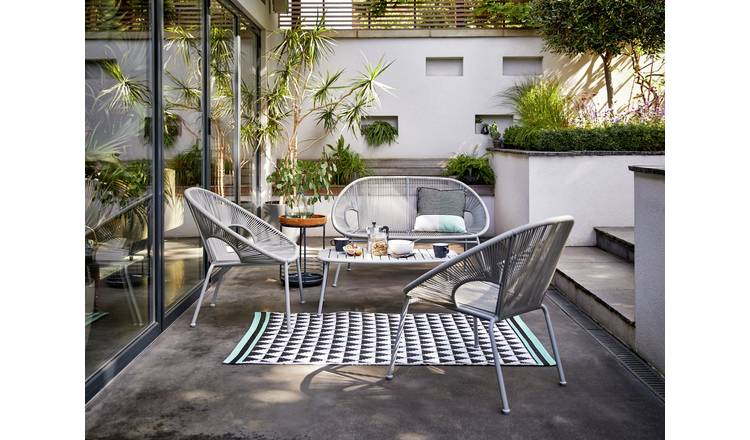 Argos metal deals patio set