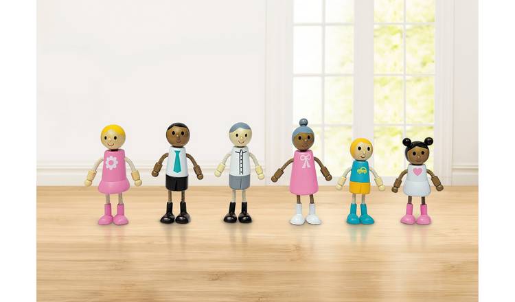 Doll House Wooden Family Set