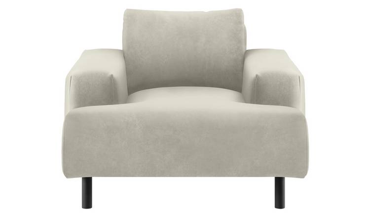 Argos best sale velvet armchair