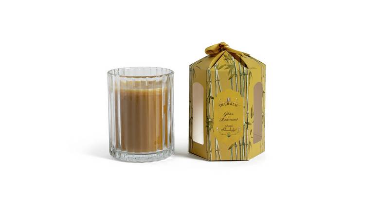 Habitat Angel Bamboo Boxed Candle - Golden Amberwood