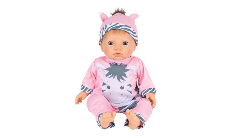 Buy Tiny Treasures Doll in Zebra Outfit 17inch 44cm Dolls Argos