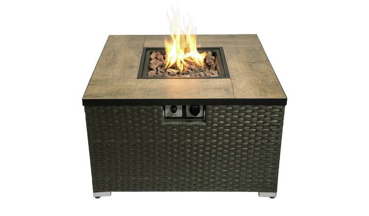 Peaktop HF31188AA UK Gas Fire Pit With Cover