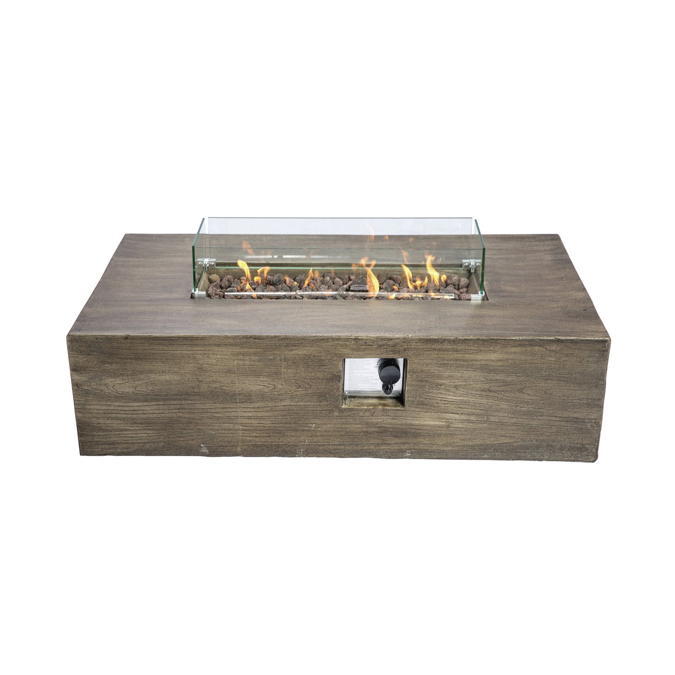 Teamson Home HF48708AA UK Gas Fire Pit With Cover Best Prices Sale at B