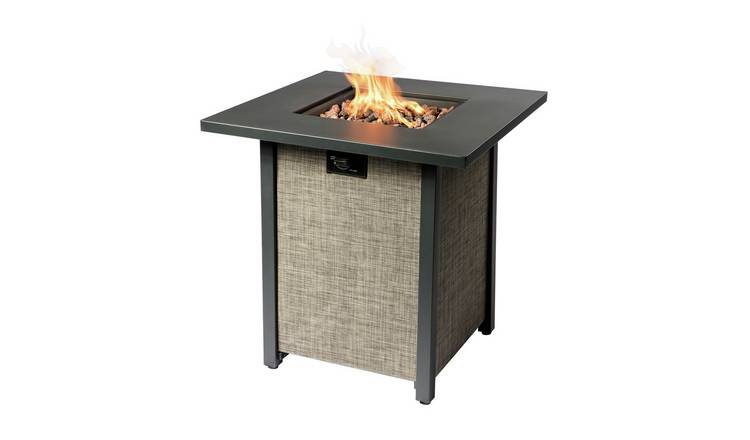 Teamson Home HF28201AA UK Gas Fire Pit With Cover