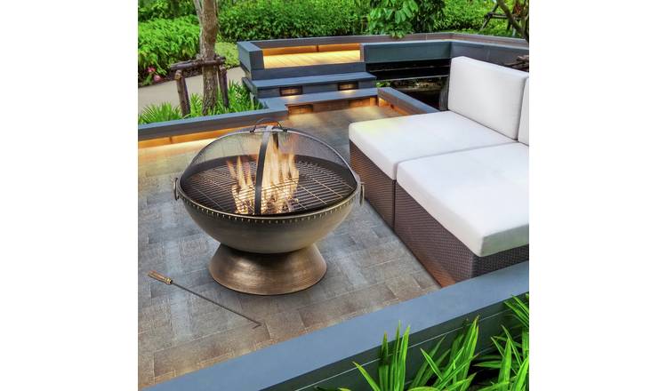 Teamson Home HR30701AA Wood Burning Fire Pit