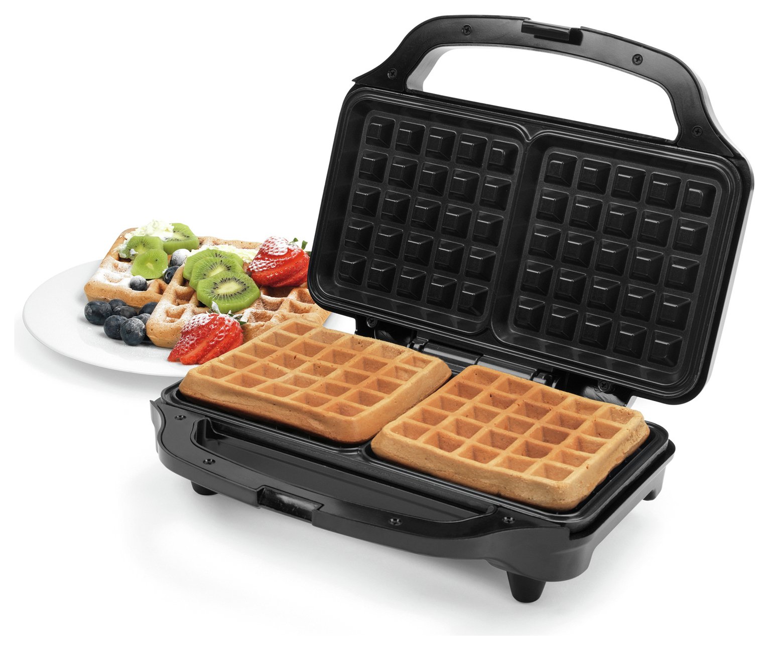 Waffle Maker Mini, Sandwich with Removable Plates, Small Belgian Breakfast, 3-in-1 Donut Maker, Non-Stick, Compact Design, Grilled Cheese, Keto