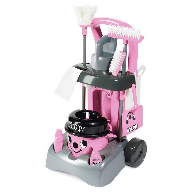 Casdon Deluxe Toy Hetty Vacuum Cleaner & Cleaning Trolley 0