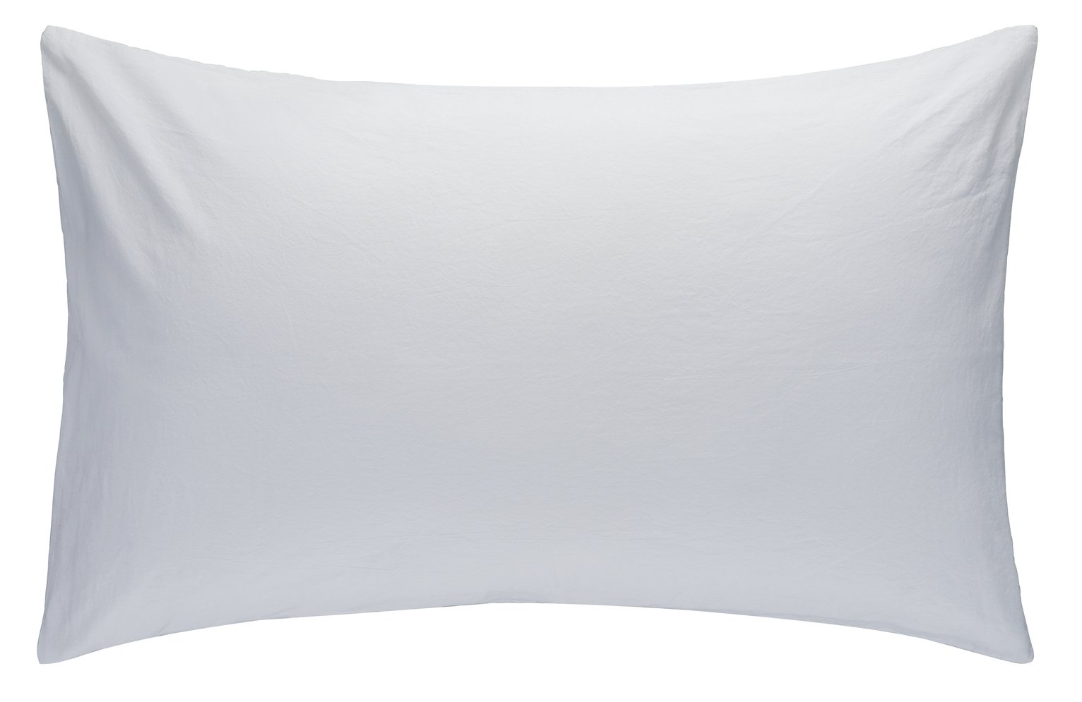 Habitat Washed Cotton Standard Pillowcase Pair - White