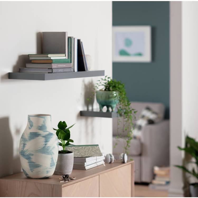 Habitat Jak 80cm Floating Shelf - Grey 0