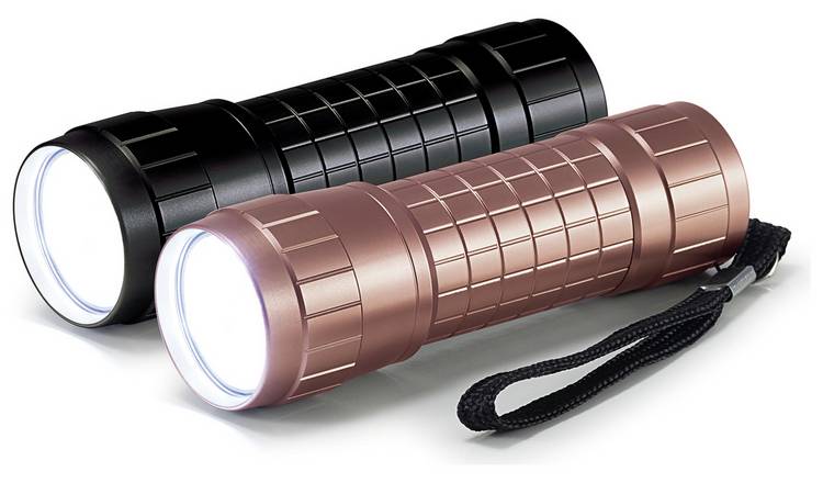 Torches Buy RAC 100 Lumen LED Aluminium Torch - 2 Pack | Torches | Argos