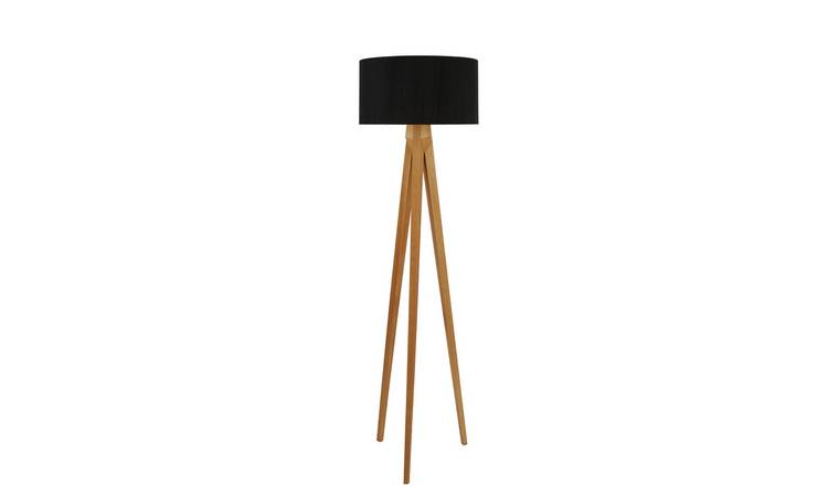 Buy Habitat Tripod Wooden Floor Lamp Base Only Ash Floor Lamps Habitat