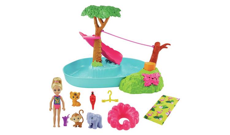 Barbie and Chelsea The Lost Birthday Doll and Pool Playset