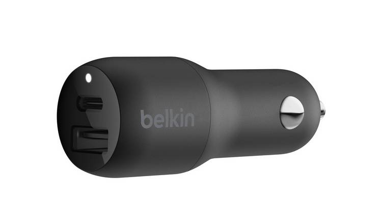 Belkin 32W USB-C Power Delivery Dual Port Car Charger 