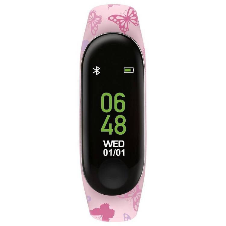 Tikkers Series 1 Kids Smart Fitness Tracker Pink Butterfly 0