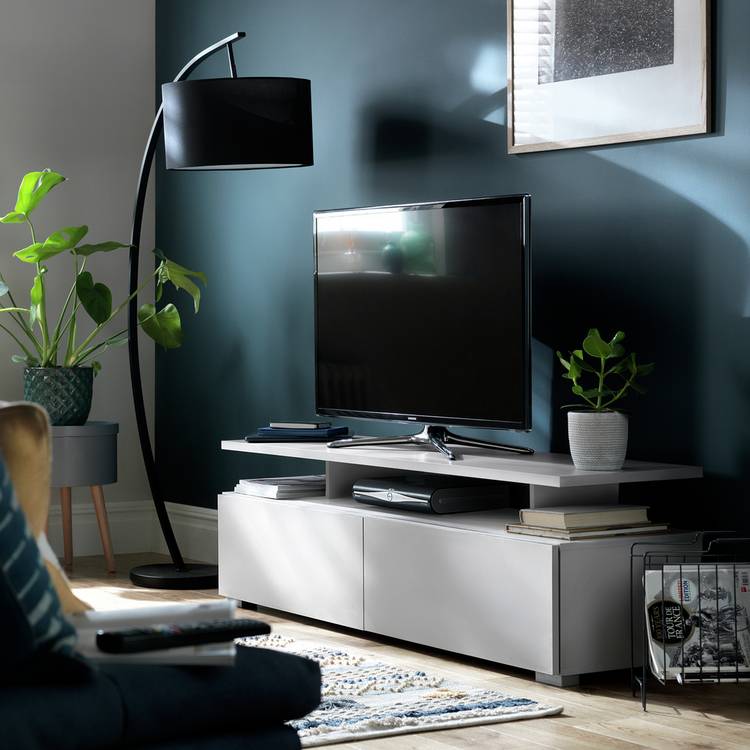 Habitat Floating Top TV Unit - White 0