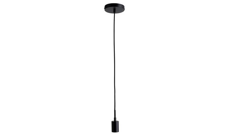 Buy Habitat Lockie Metal Ceiling Light Fitting Black Ceiling