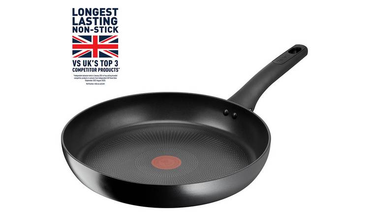 Tefal Jamie Oliver Set of 2 Stainless Steel Non stick Frying Pan 20 / 26cm,  INDUCTION COMPATIBLE