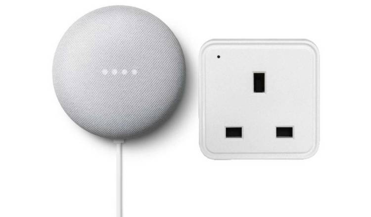 Google Nest Mini 2nd Gen Smart Speaker +TCP Smart Wi-Fi Plug