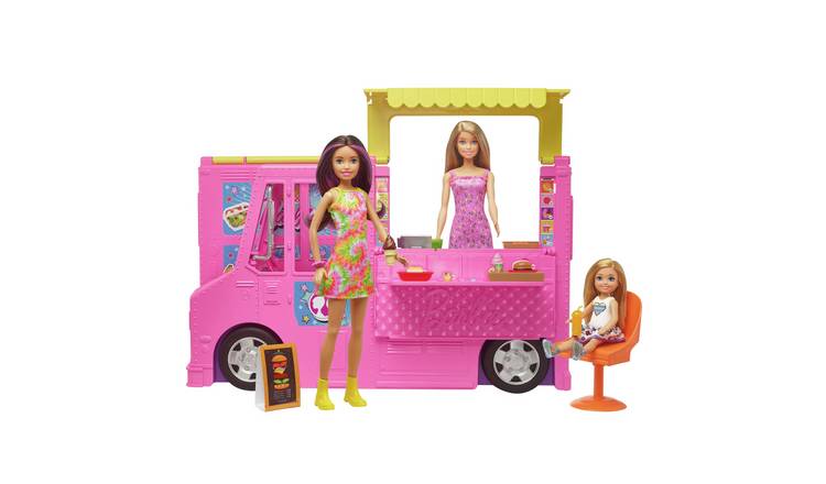 Buy Barbie Food Truck Playset with 3 Dolls Doll accessories Argos