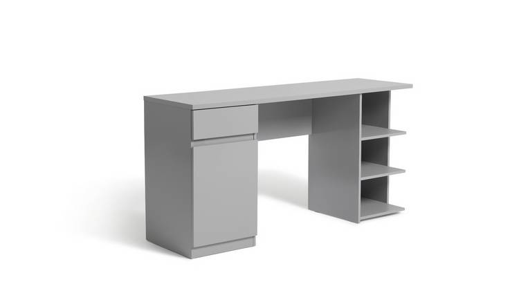 Habitat Jenson 1 Drawer Pedestal Desk - Grey