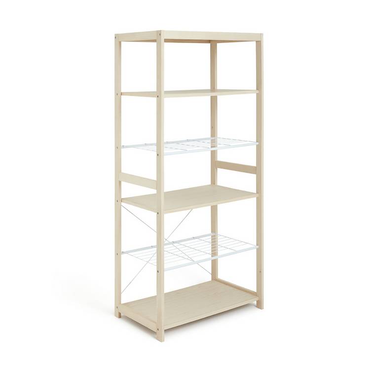 Habitat Flicka Open 5 Shelf Wardrobe - Pine 0