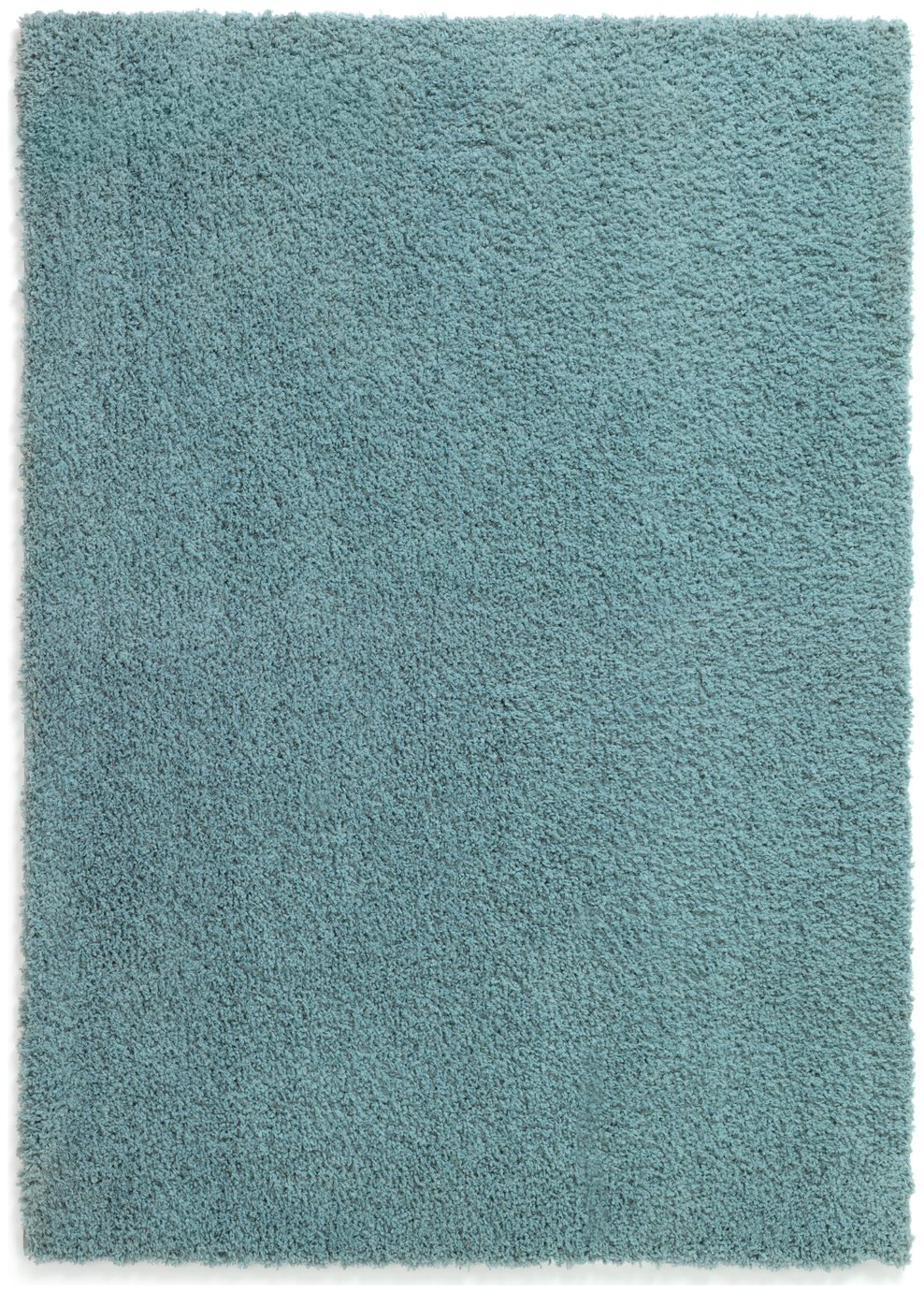 Habitat Recycled Cosy Plain Shaggy Rug - 80x150cm - Blue