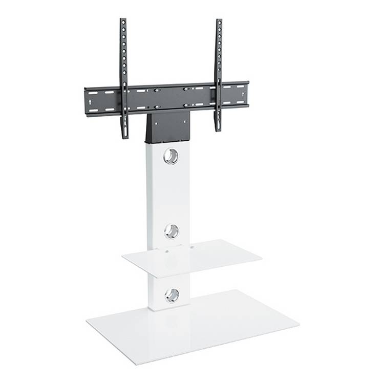AVF Column Mount Up to 65 Inch TV Stand - White 0