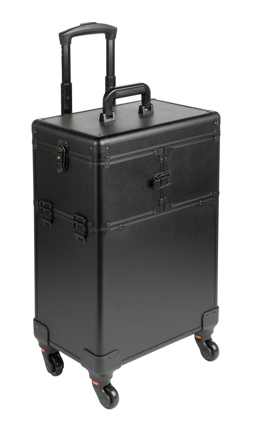 Black Professional Make-up Trolley Case