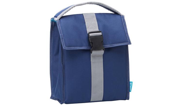 Smash Navy And Grey Foldable Lunch Bag
