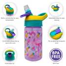 Buy Zak Generic Set of 2 Flamingo & Donut Bottles