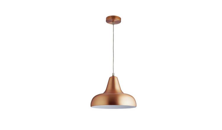 Copper ceiling on sale light fitting