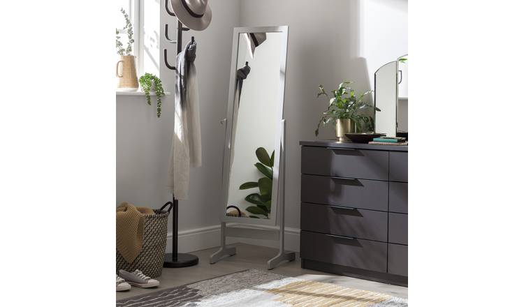 Argos home cheval single store mirrored wardrobe