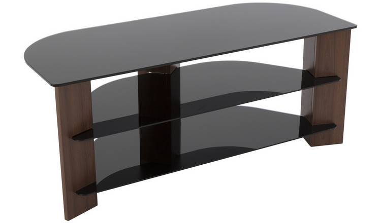 Dark wood tv stand for 55 store inch tv