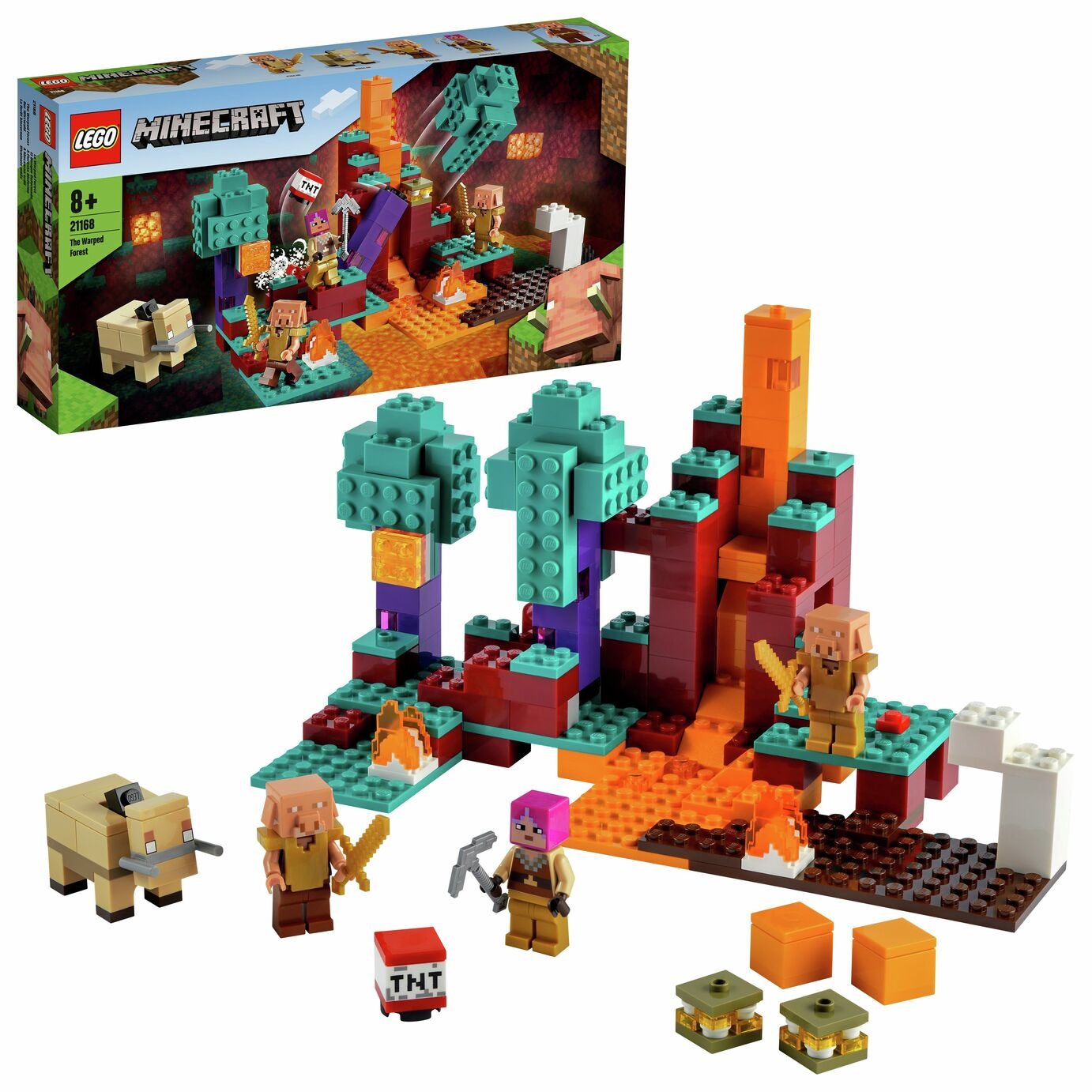 LEGO Minecraft The Warped Forest Building Set 21168
