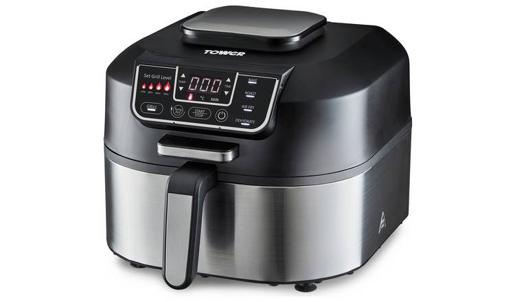 Tower T17086 Vortx L Air Fryer and Smokeless Grill 