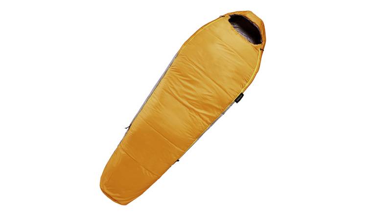Decathlon Trek 500 5°C Mummy Sleeping Bag - Yellow, Large