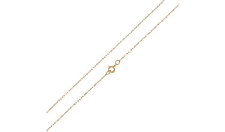 Buy Revere 9ct Yellow Gold Prince of Wales Pendant Necklace | Womens ...