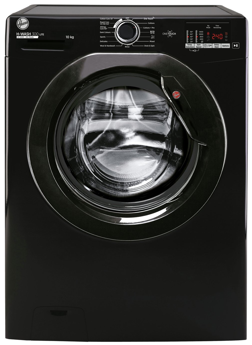 Hoover AH3W 4102DBBE 10KG 1400 Spin Washing Machine - Black