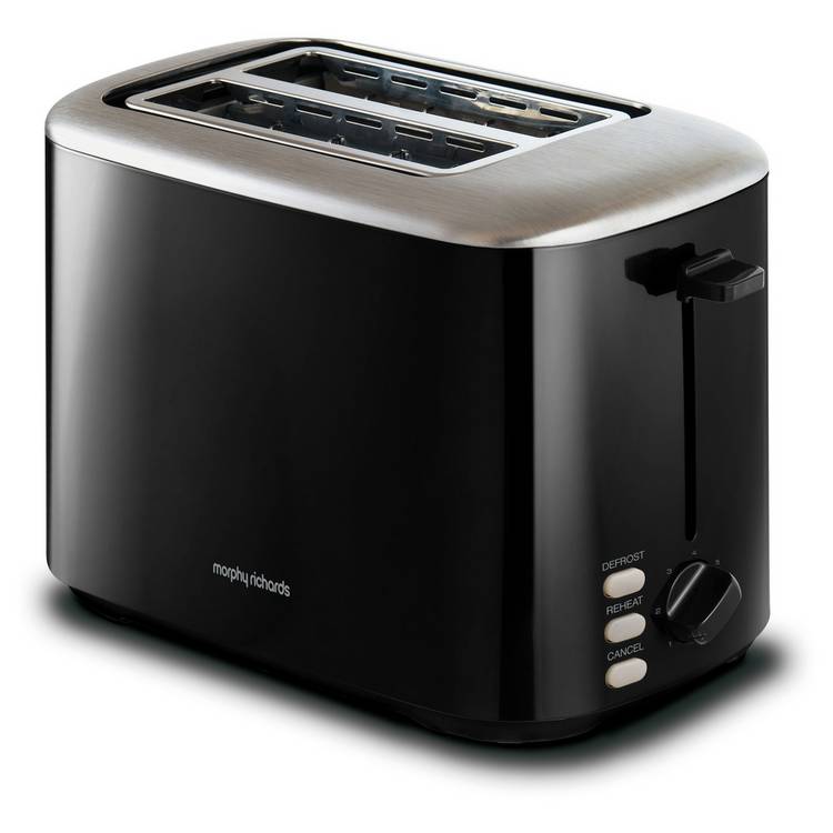Morphy Richards 222064 Equip 2 Slice Toaster - Black 0