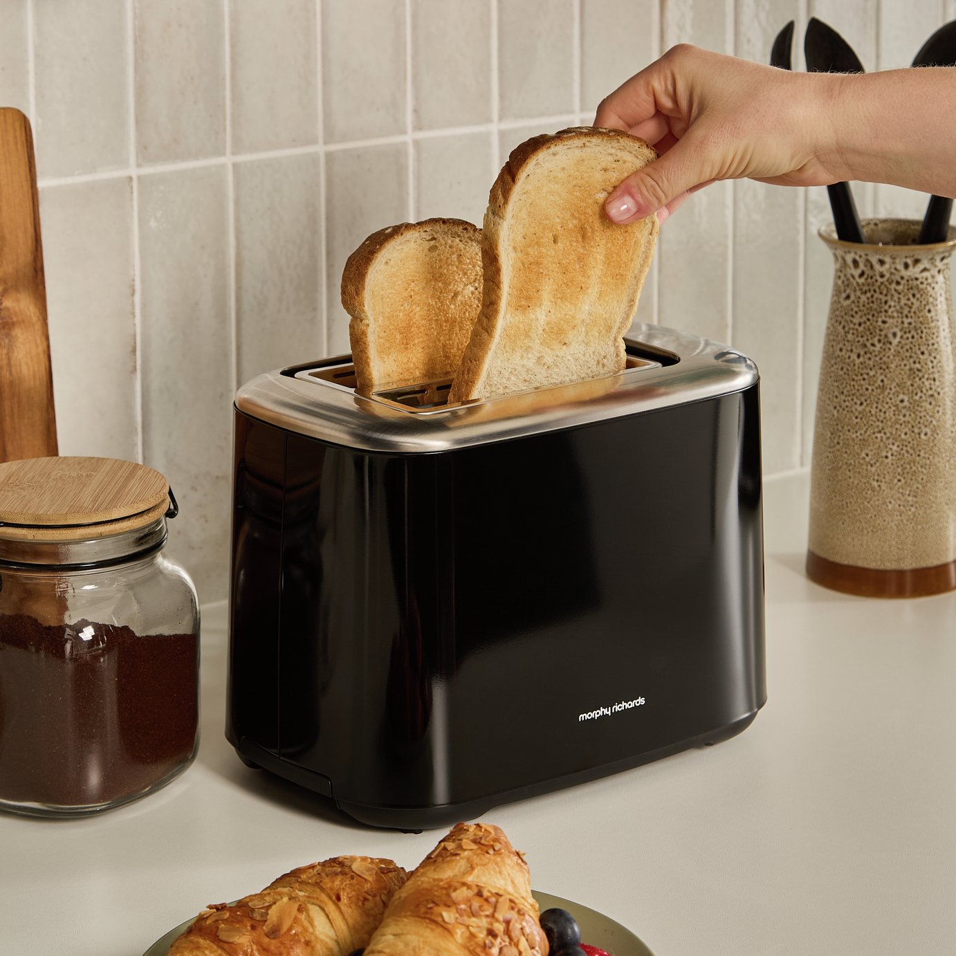 Buy Morphy Richards 222064 Equip 2 Slice Toaster - Black