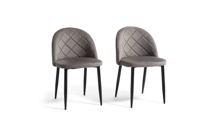 Argos discount velvet chair