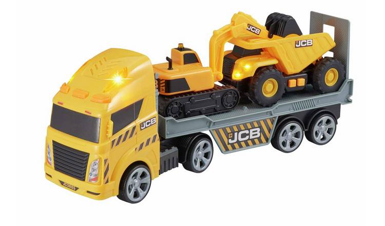 Chad Valley JCB Construction Transporter with Mini Vehicles