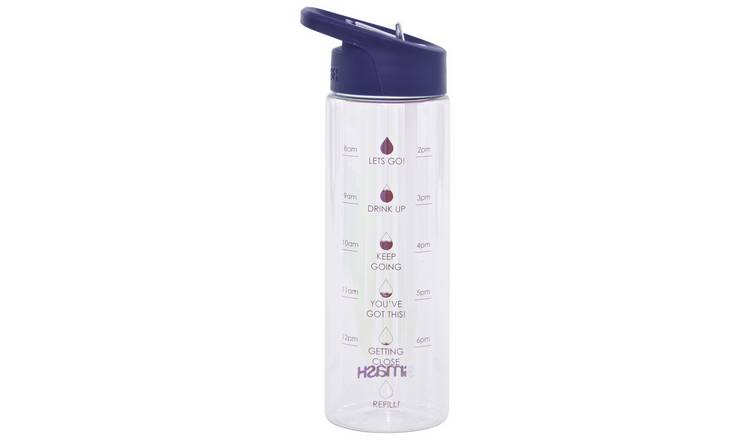 Smash Purple Iridescent Water Tracker Bottle - 700ml