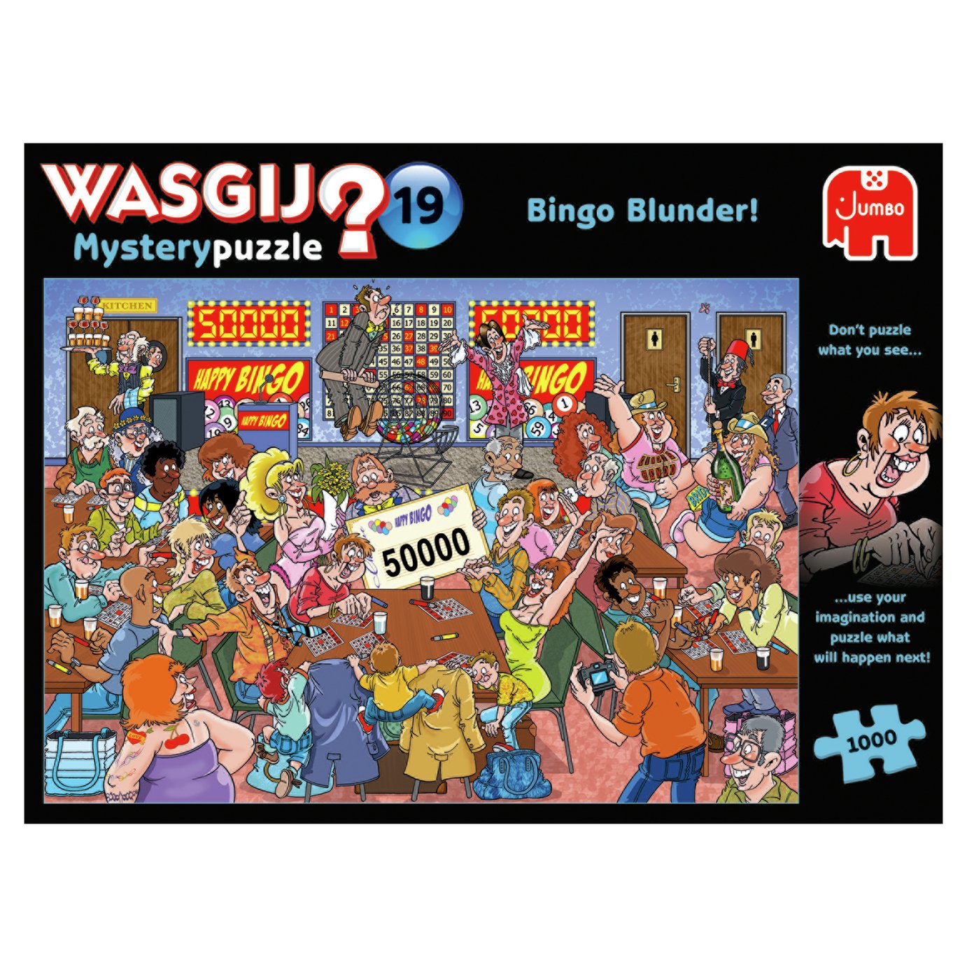 Wasgij Mystery 19-Bingo Blunder 1000 Piece Jigsaw Puzzle review