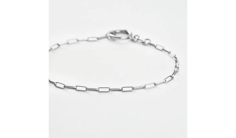 Revere 925 Sterling Silver Charm Link Bracelet