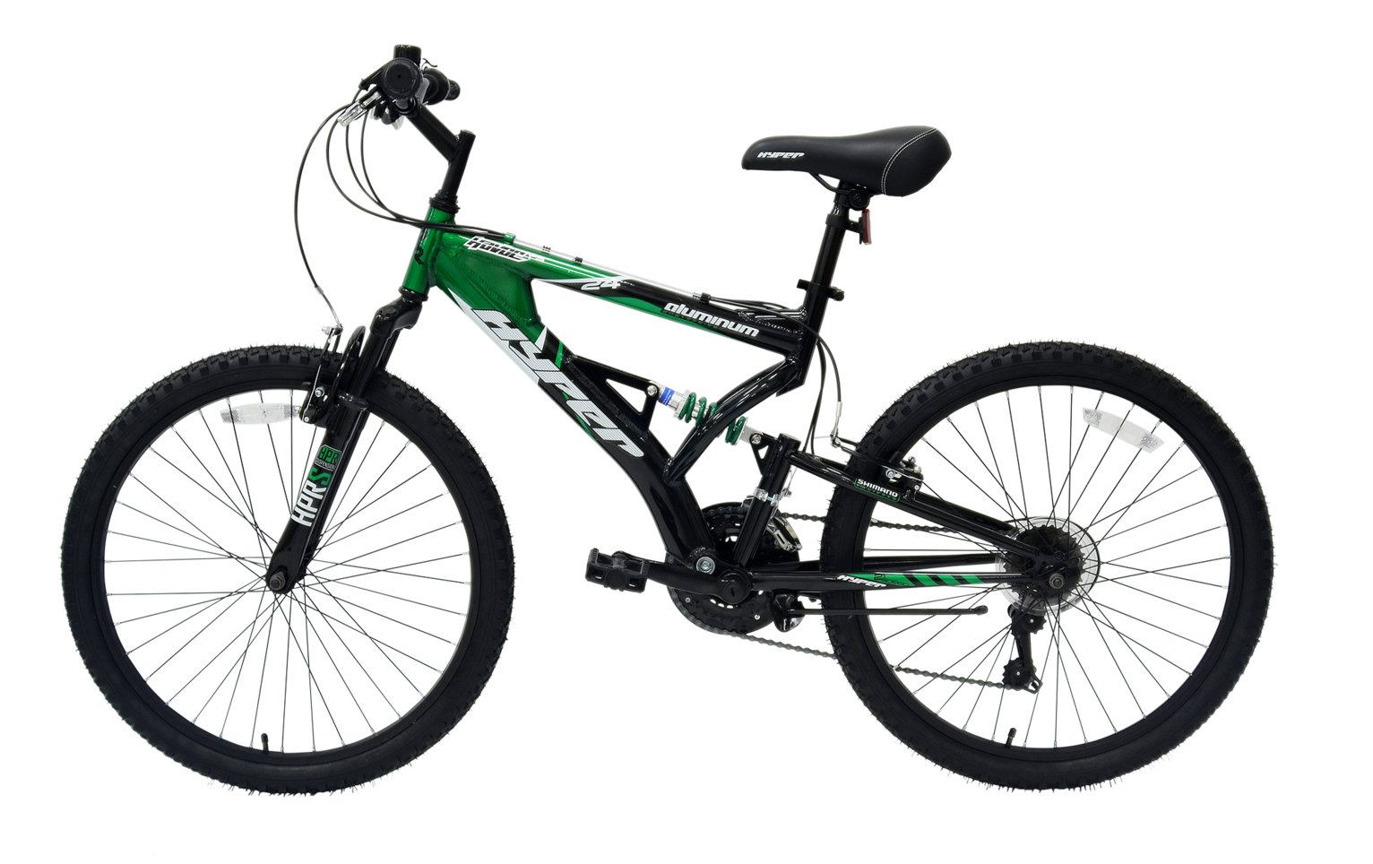 Hyper Havoc 24 inch Wheel Size Unisex Mountain Bike - Green