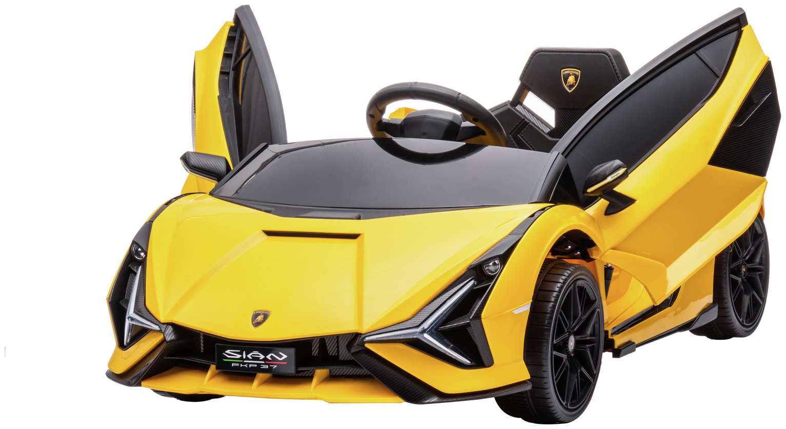 Hyper Lamborghini Sian 12V Powered Vehicle - Yellow